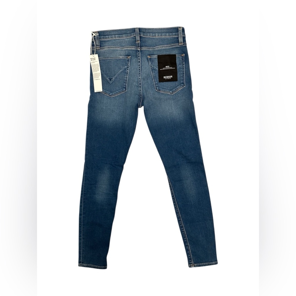 HUDSON Jeans Nico Super Skinny Mid-Rise Medium Wash Denim Size 27 NWT $195 MSRP - Picture 6 of 11